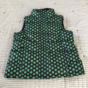 Gap kids polka dot puff vest